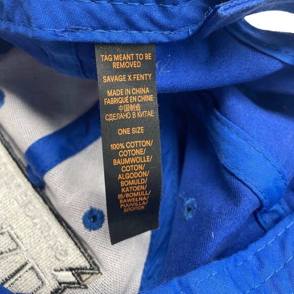 Savage X Fenty Women's Blue Hat Baseball Cap One-Size - Picture 6 of 8